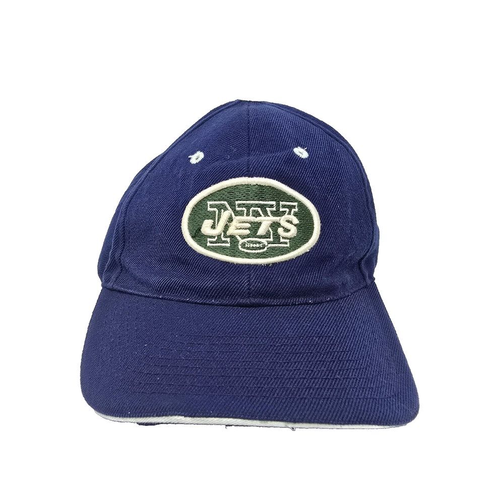 New York Jets NFL Football Blue‎ Adjustable Strap Back Hat OSFA